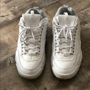 White FILA sneakers